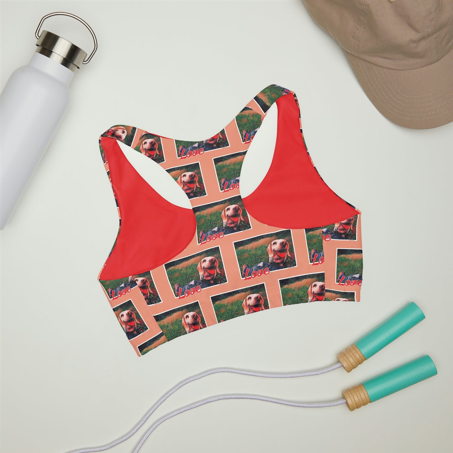 Girls Good Dog Seamless Sports Bra