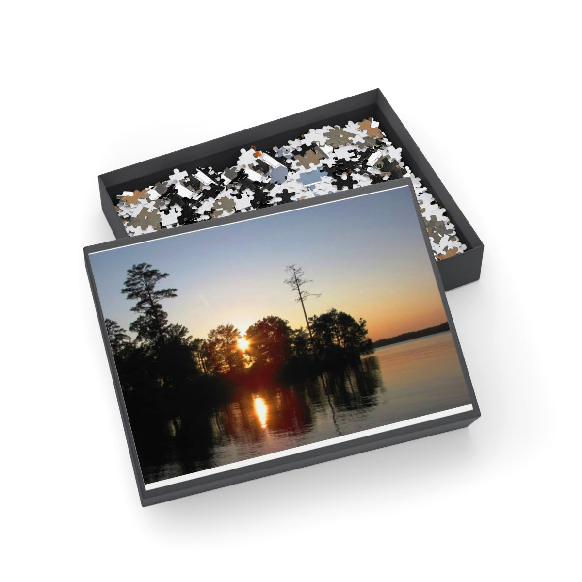 Kincaid Lake Sunset Puzzle (4 Sizes)