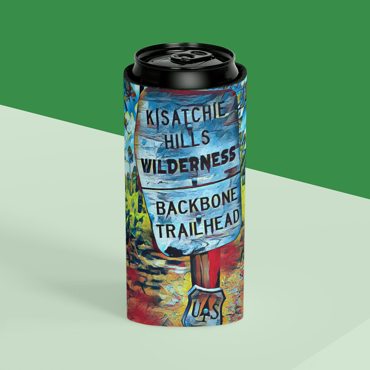 KNF Backbone Trail Can Koozie