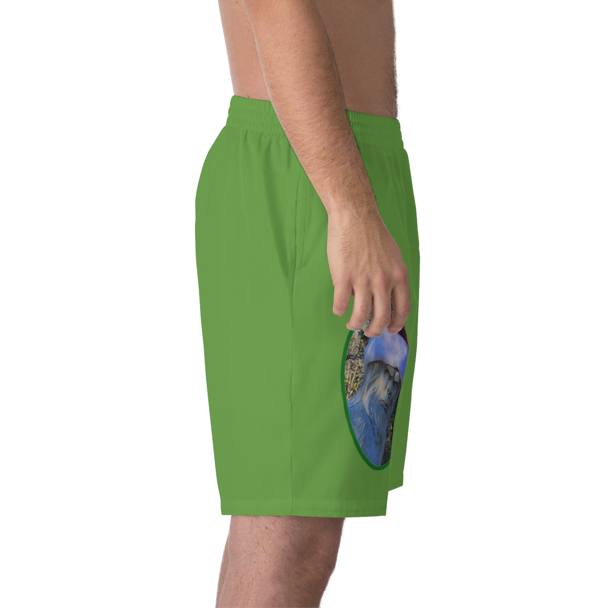 Men's Elastic Bigfoot Santa Shorts