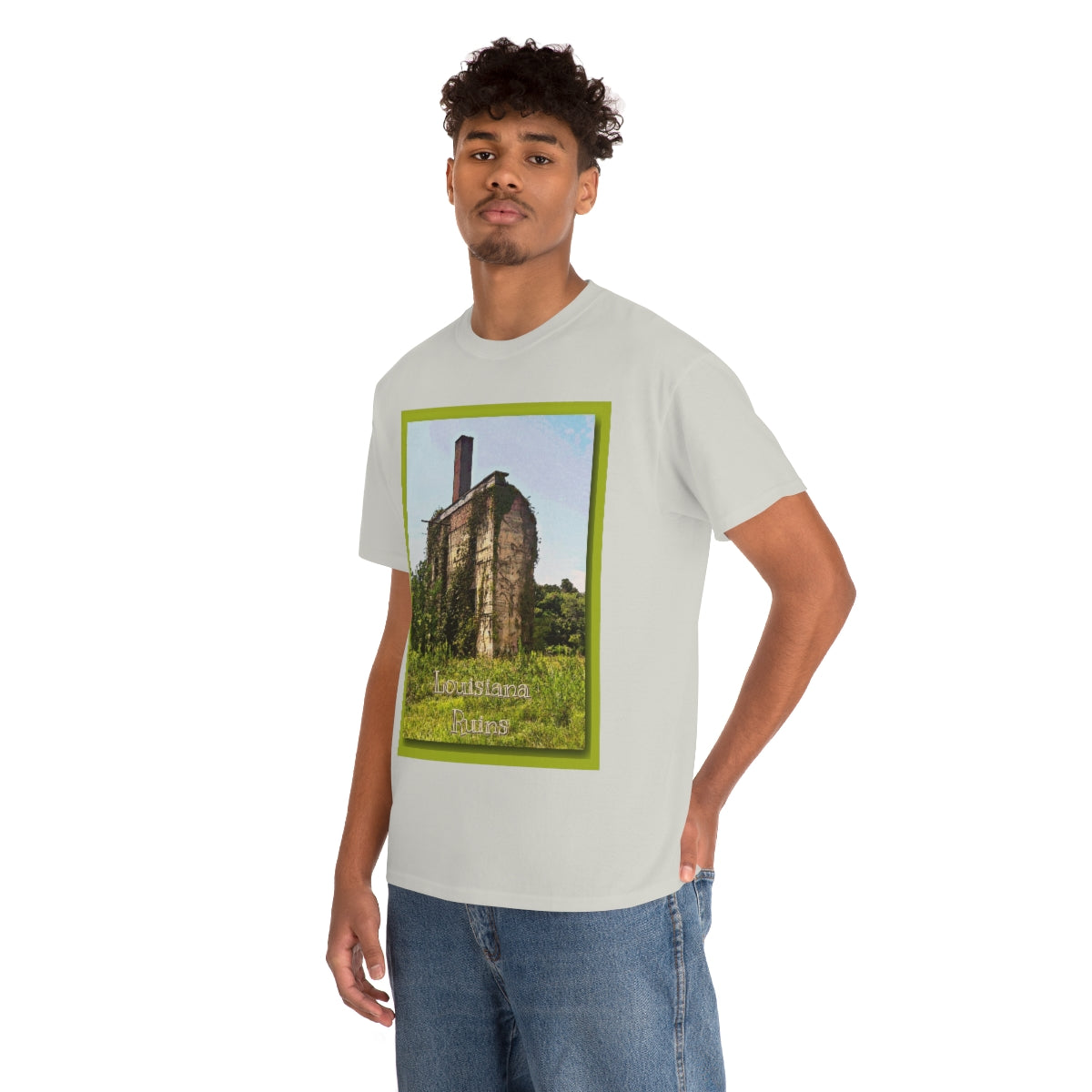 Louisiana Ruins Heavy Cotton Tee