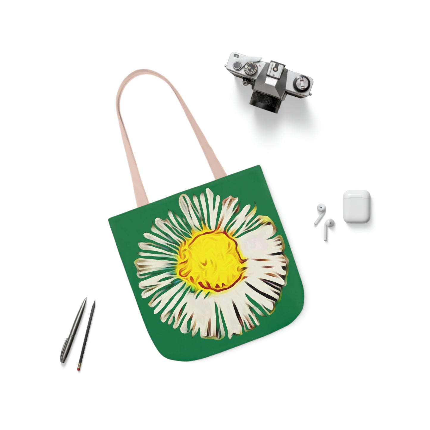 Kisatchie Wildflower Polyester Canvas Tote Bag