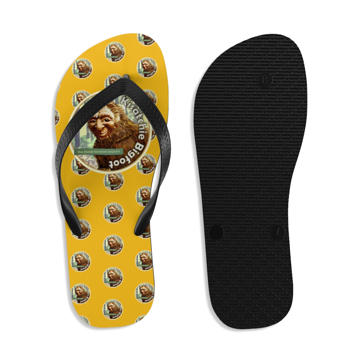 Rubber Sole Kisatchie Bigfoot Flip-Flops