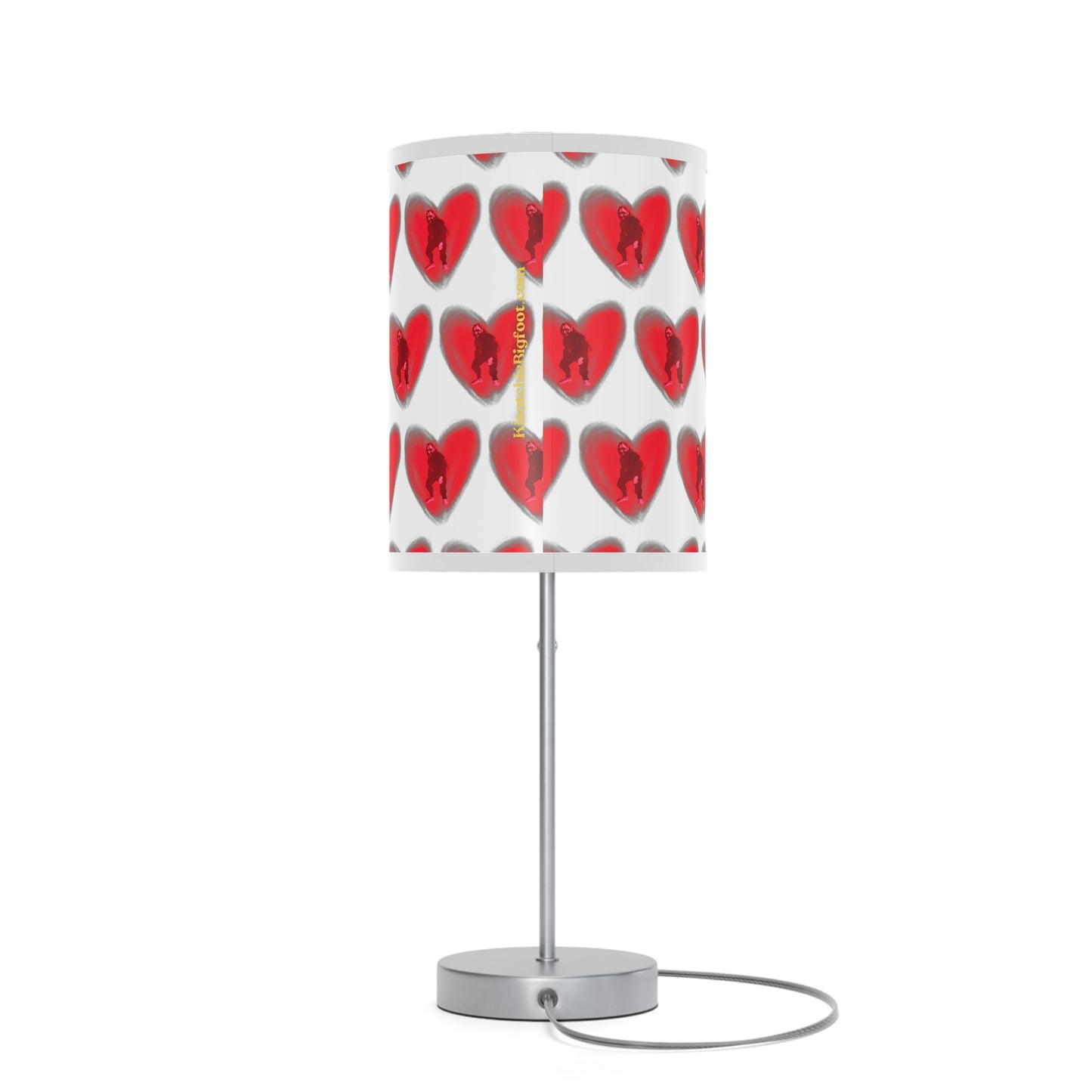 Bigfoot in My Heart Lamp on a Stand