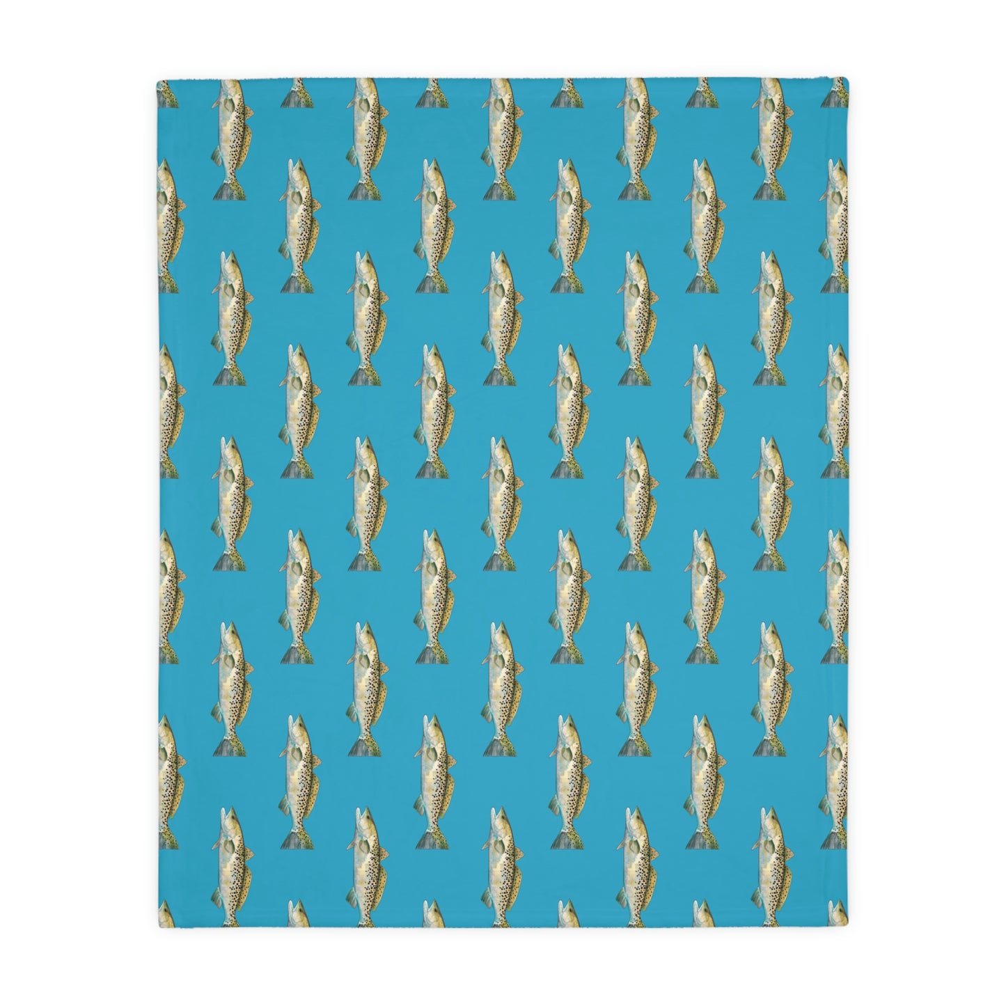 Speckled Trout Velveteen Blanket (2-sided print)