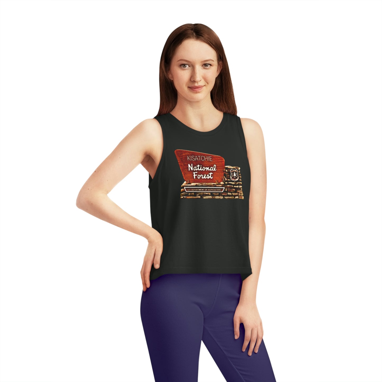 Women's Kisatchie Dancer Cropped Tank Top