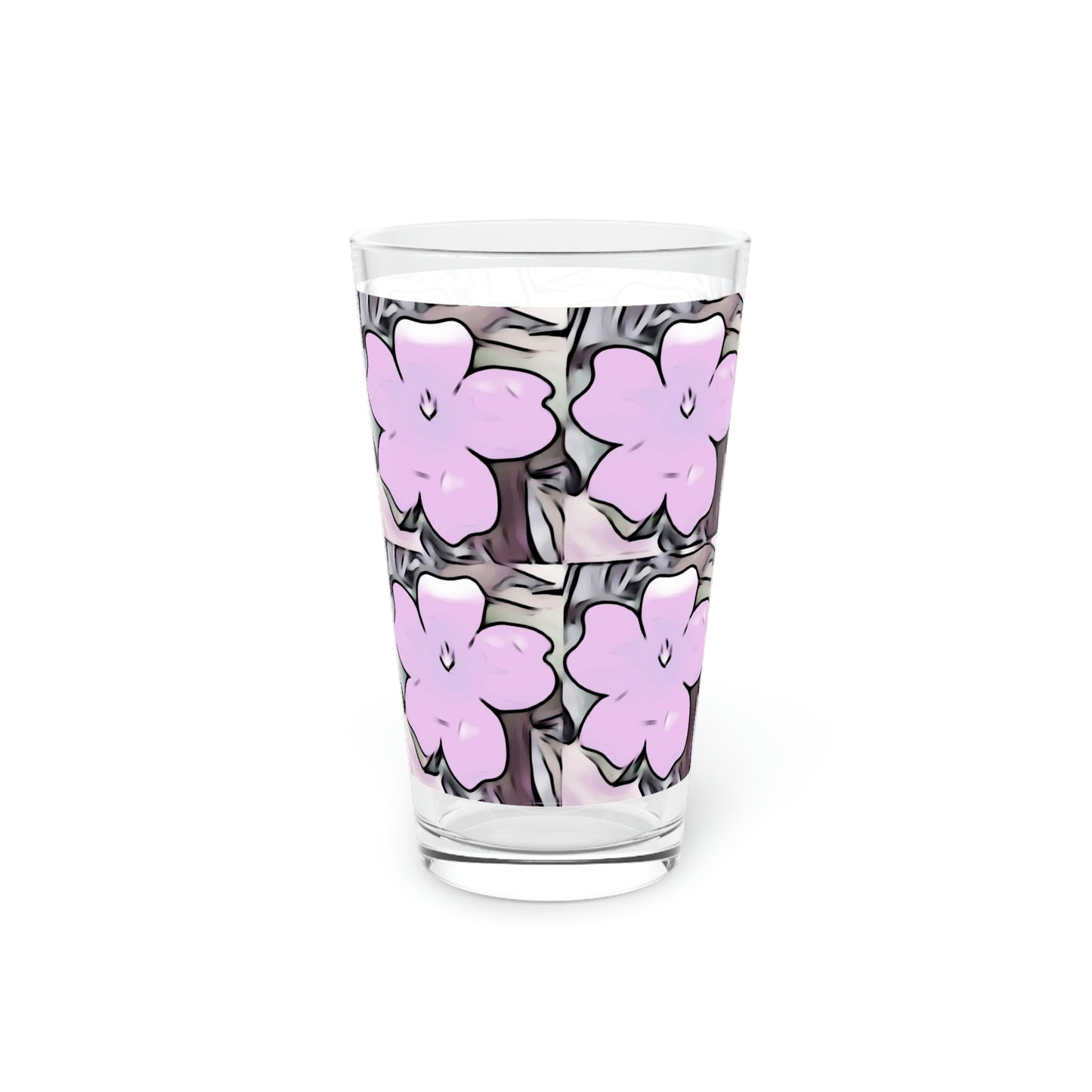 Kisatchie Wildflowers Clear Pint Glass