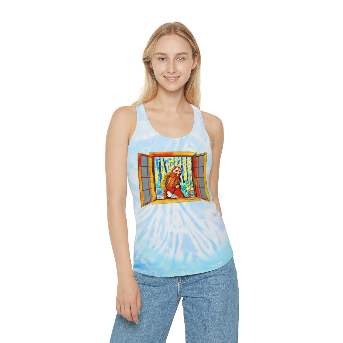 Tie Dye Racerback Tank Top