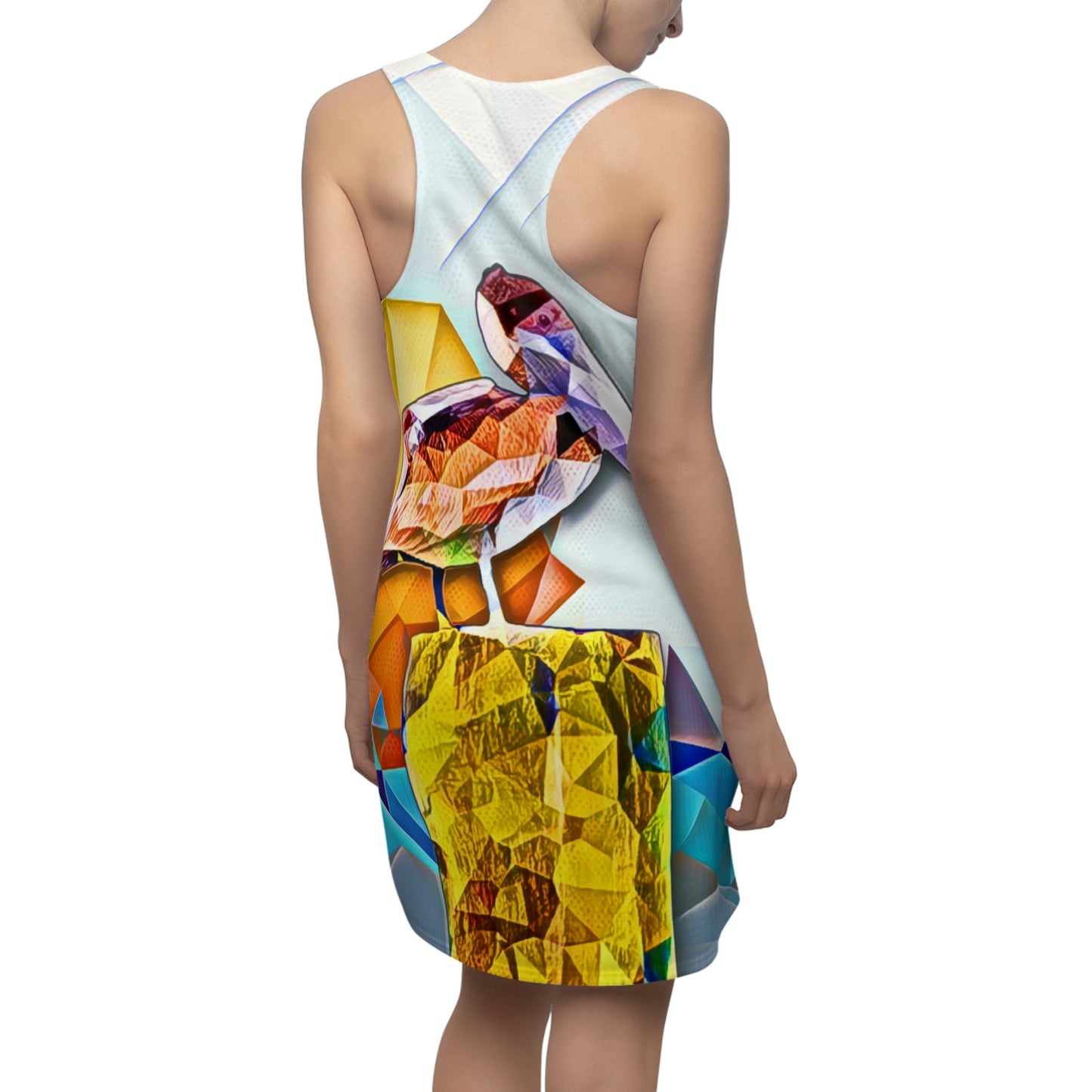 Louisiana Brown Pelican Racerback Dress