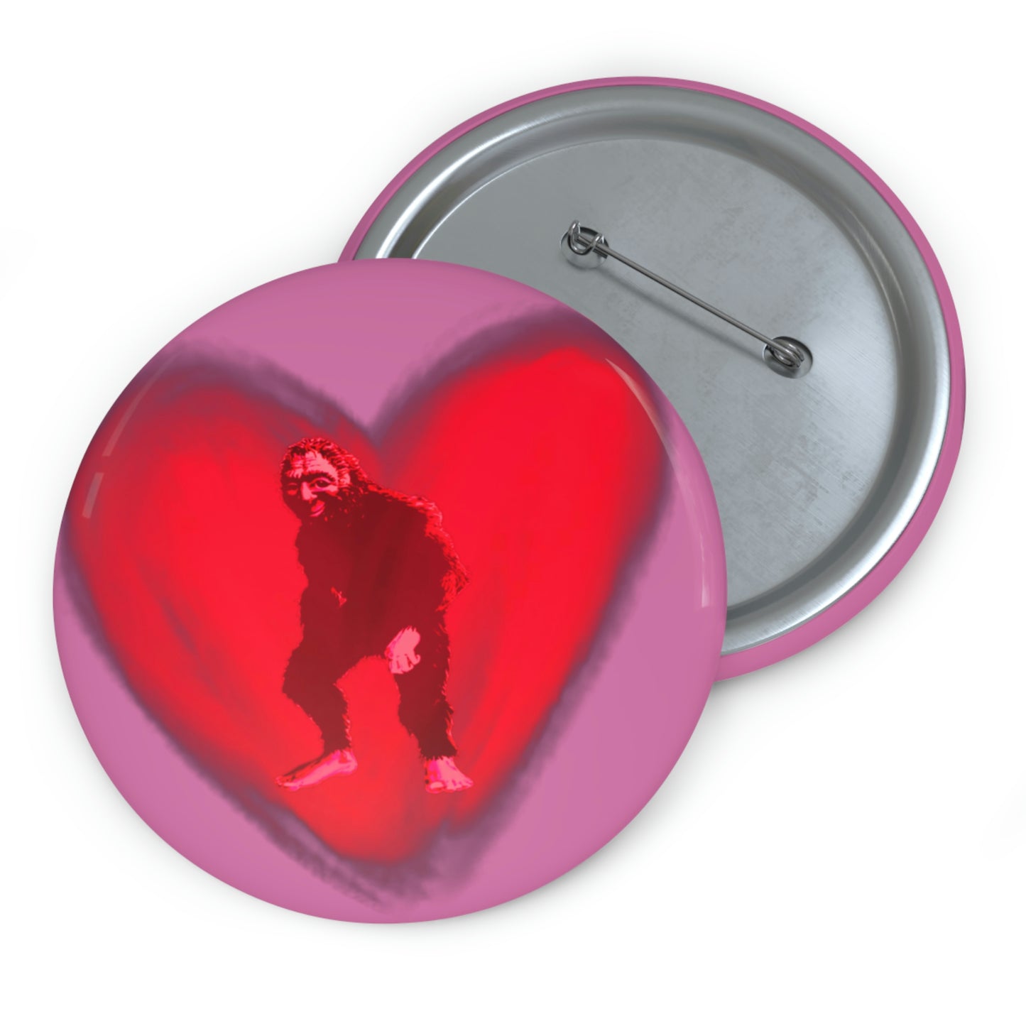 Bigfoot in My Heart Buttons