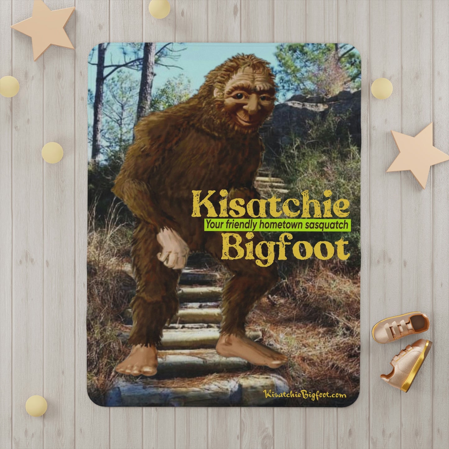 Kisatchie Bigfoot Toddler Blanket