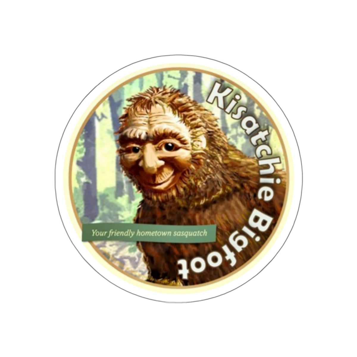 Die-Cut Kisatchie Bigfoot Stickers