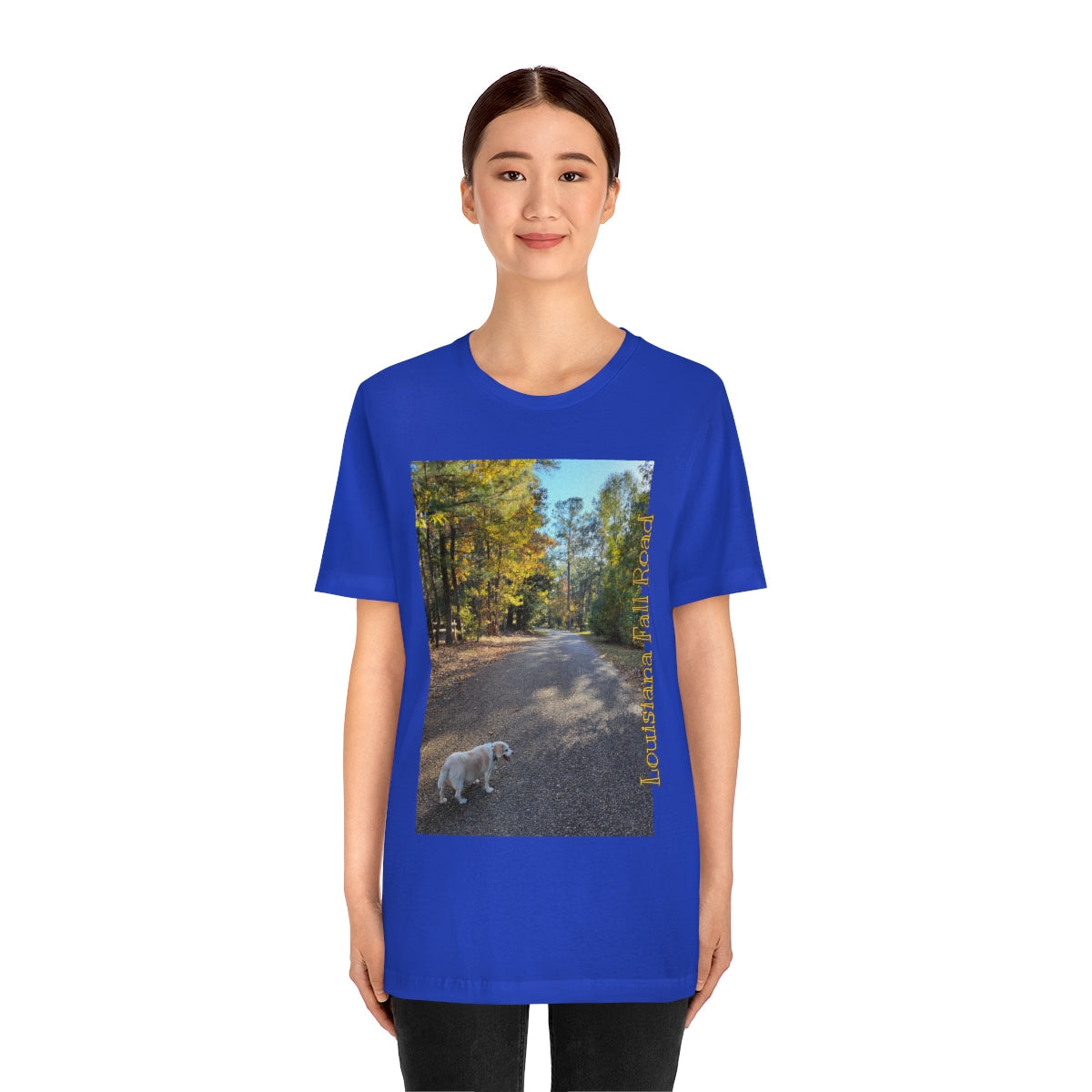 Unisex Louisiana Fall Road Jersey Tee