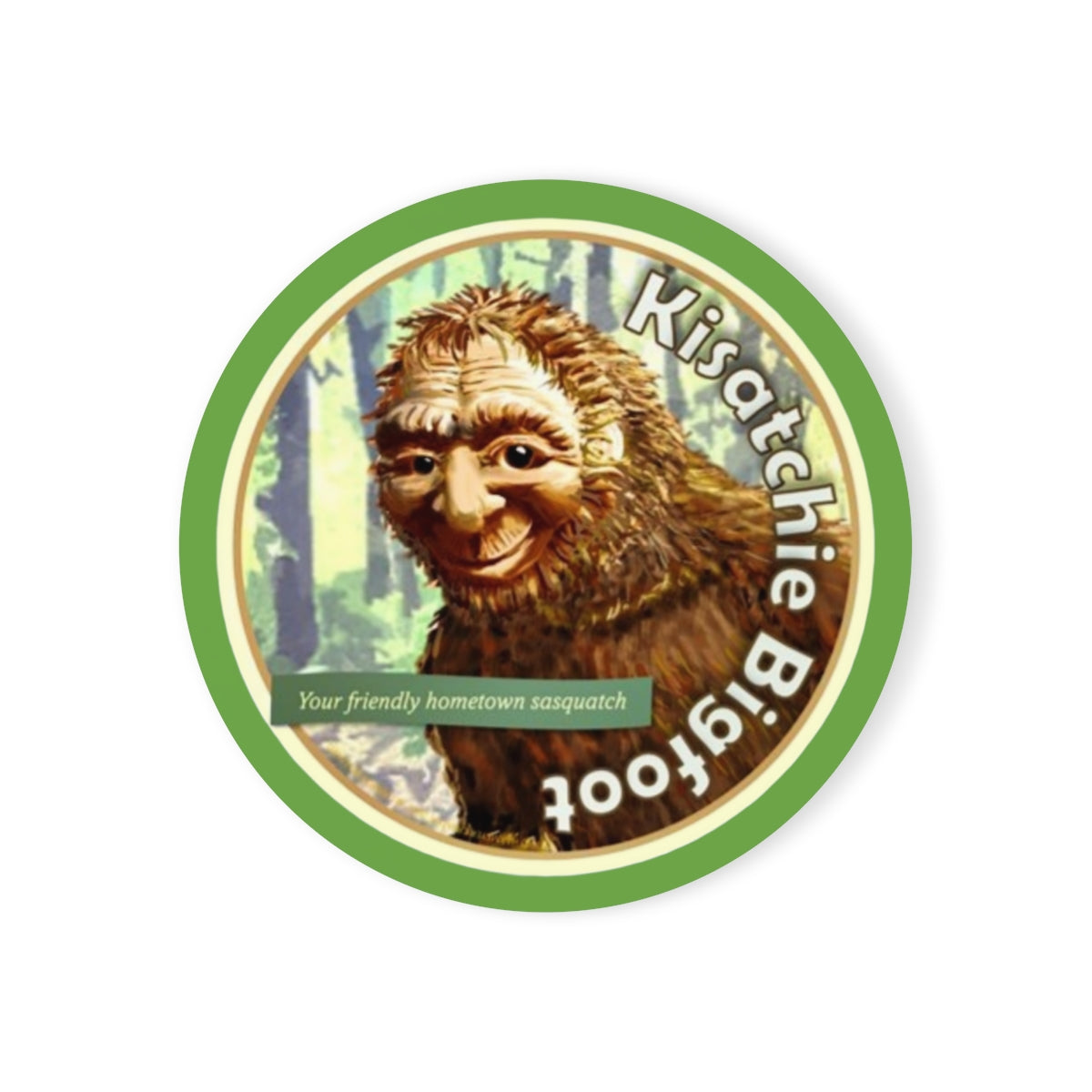 Cork Back Kisatchie Bigfoot Coaster