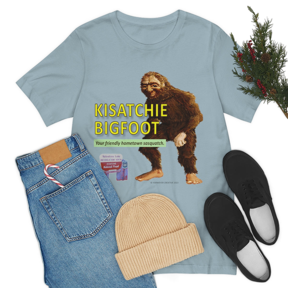 Unisex Kisatchie Bigfoot Jersey Tee