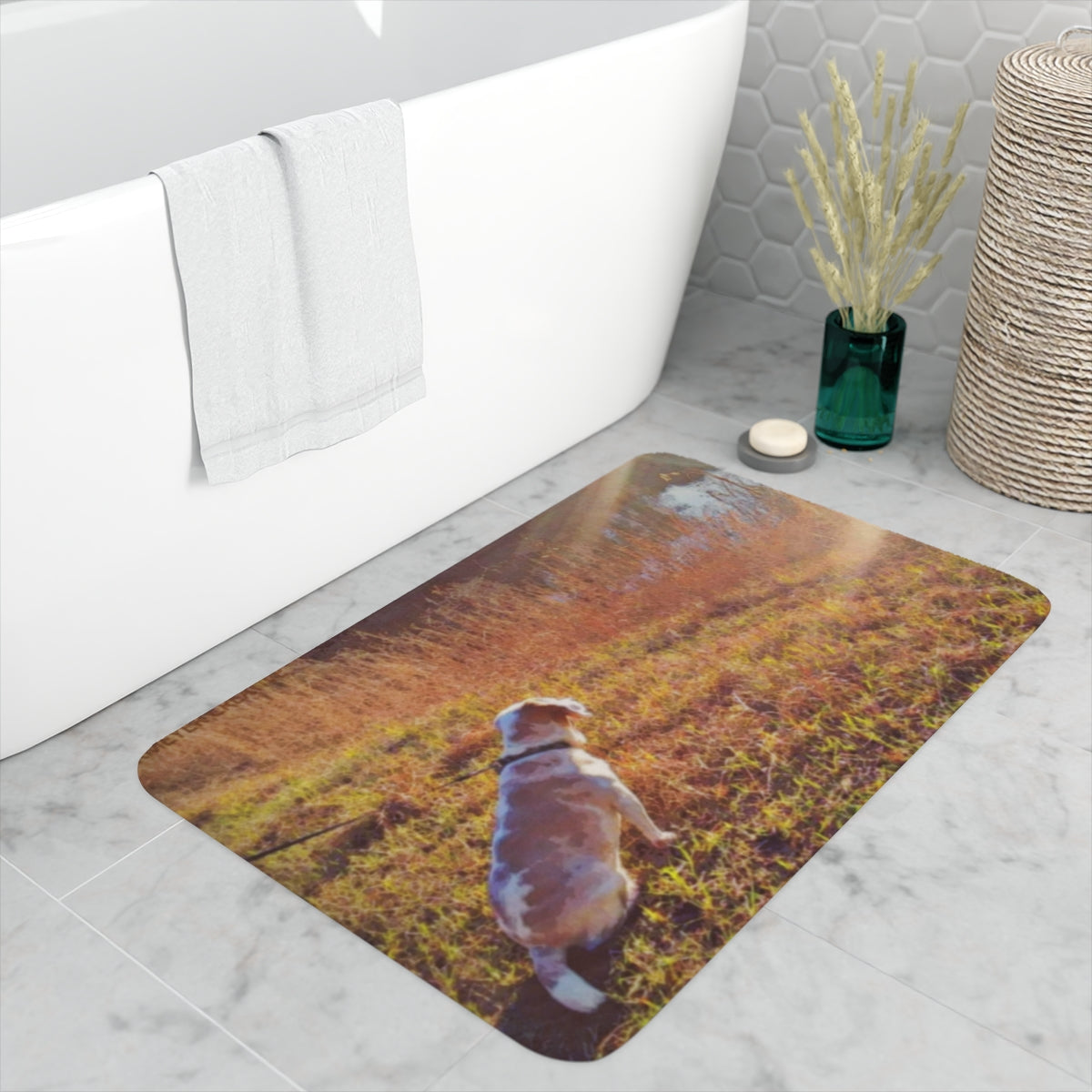 KNF Valentine Lake Memory Foam Bath Mat