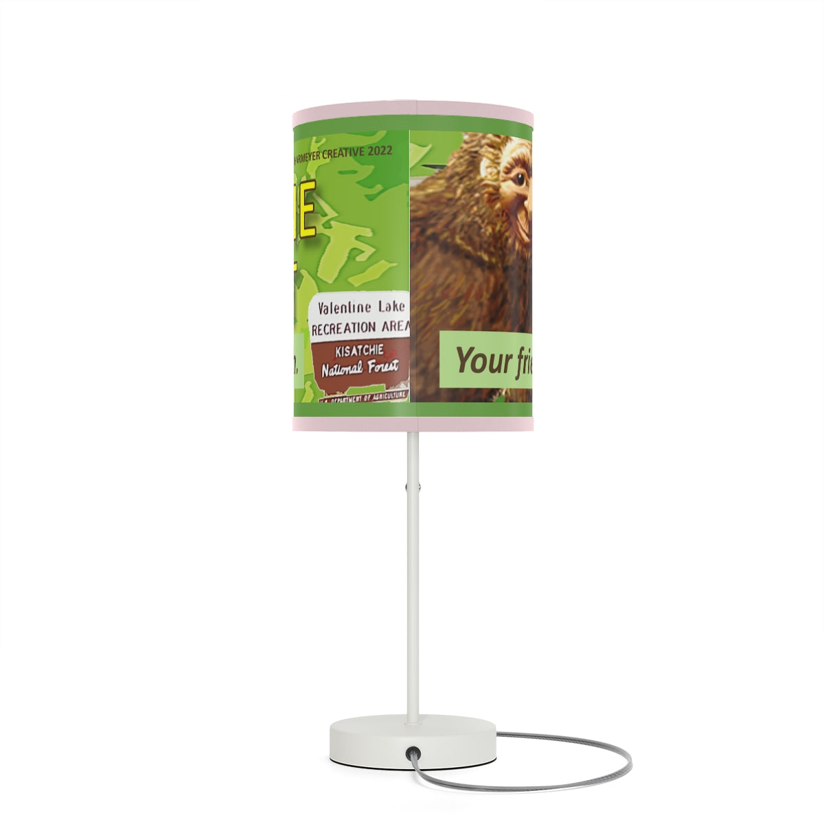 Kisatchie Bigfoot Lamp on a Stand