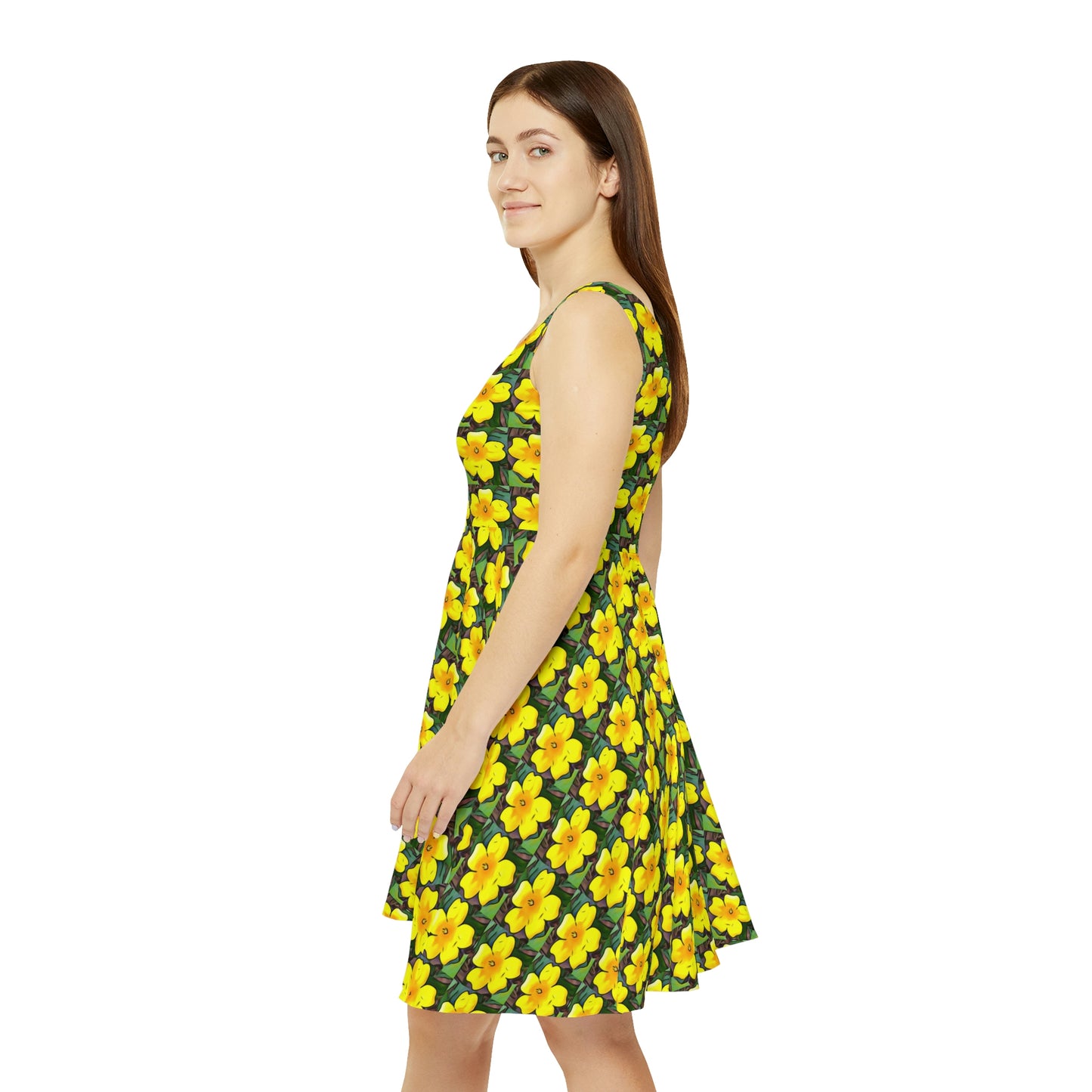 Yellow Jessamine Skater Dress