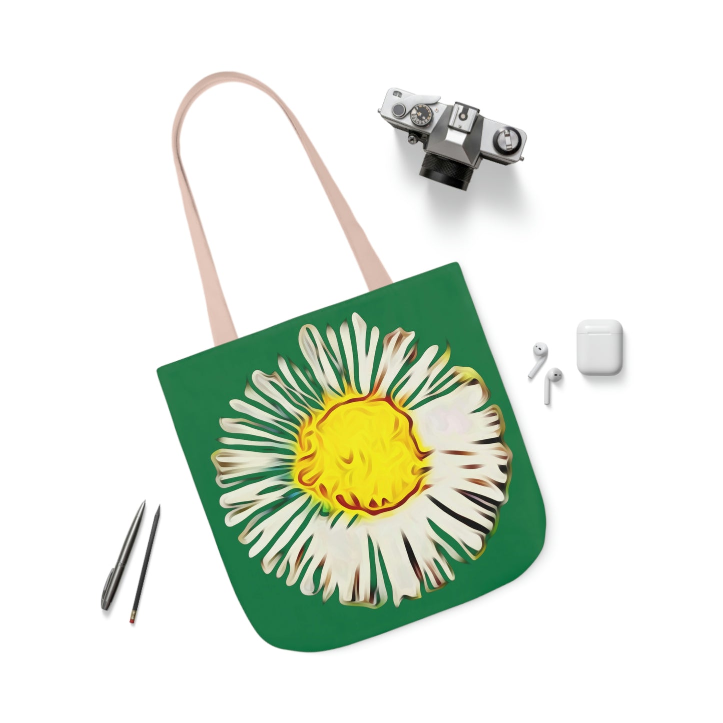 Kisatchie Wildflower Polyester Canvas Tote Bag