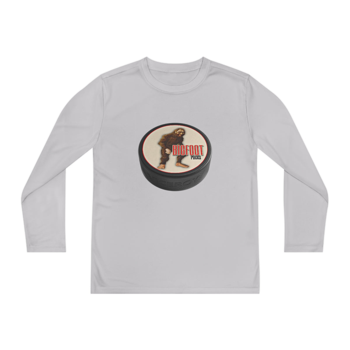 Youth Long Sleeve Bigfoot Pucks Tee