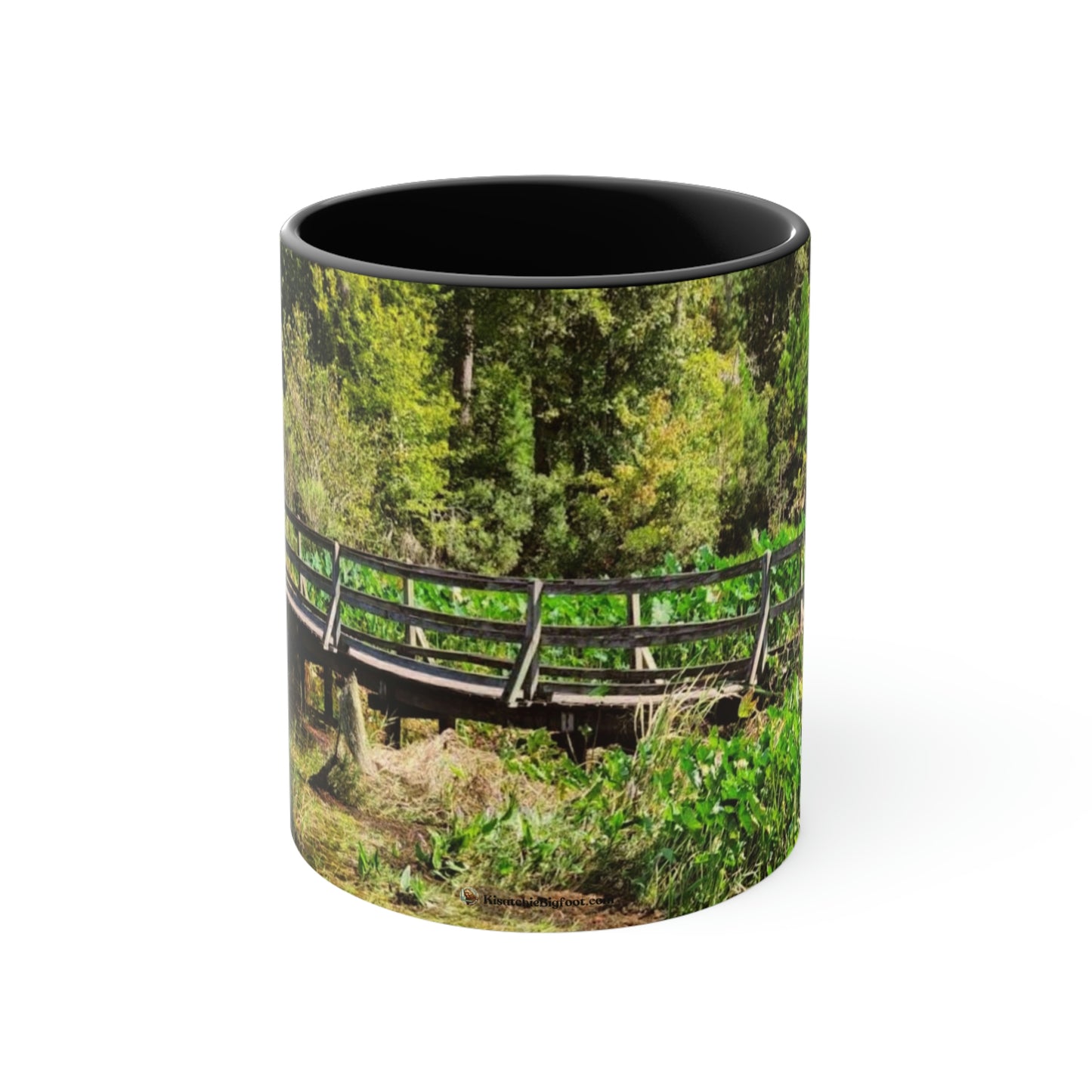 Hiking Bridge near Kincaid Lake Coffee Mug