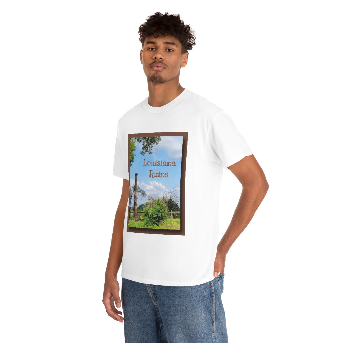 Louisiana Ruins Heavy Cotton Tee