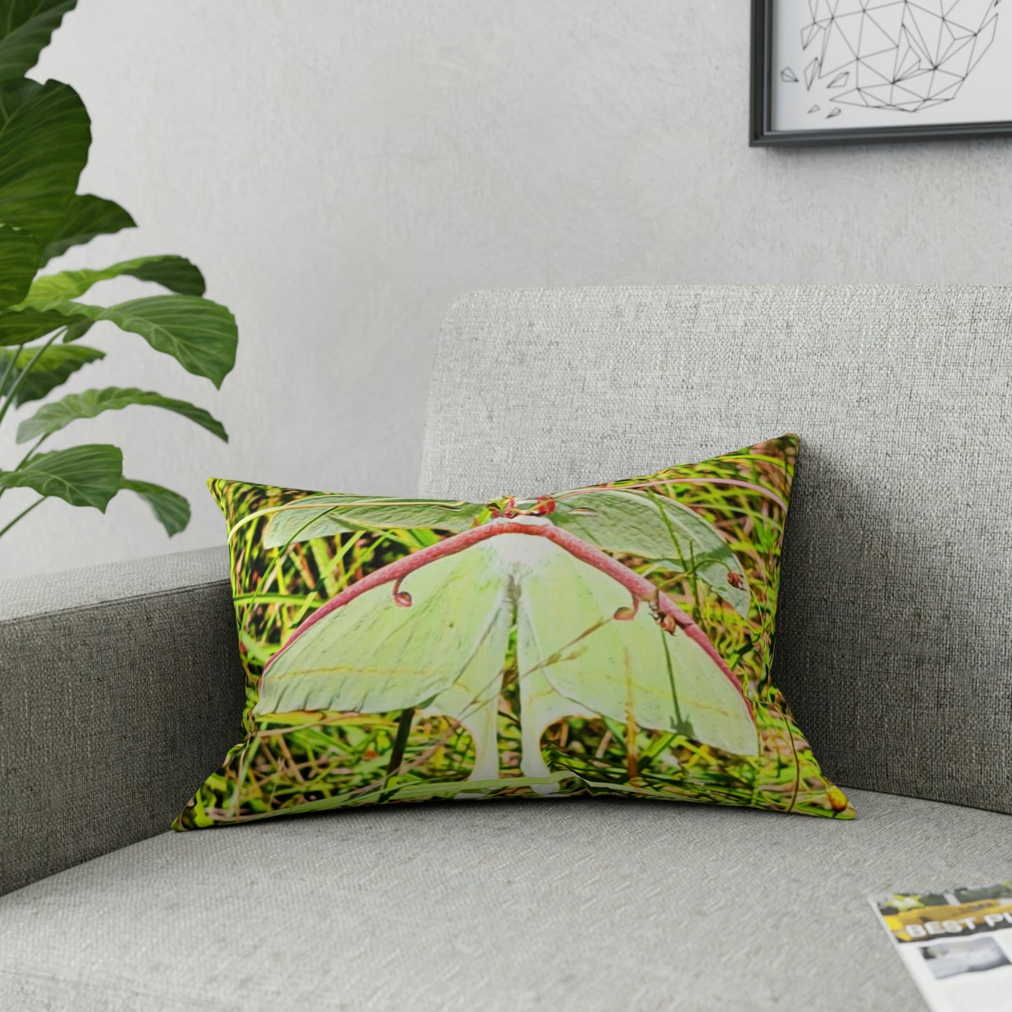 Luna Moths Broadcloth Pillow