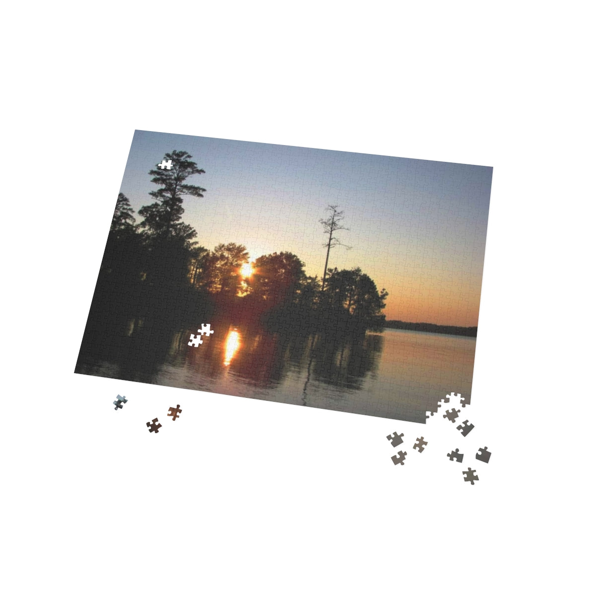 Kincaid Lake Sunset Puzzle (4 Sizes)