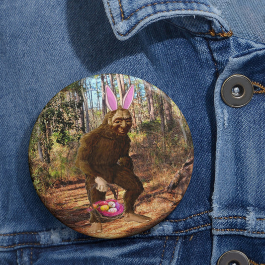 Easter Bigfoot Buttons