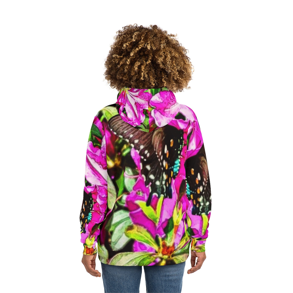 Louisiana Azaleas and Butterflies Hoodie