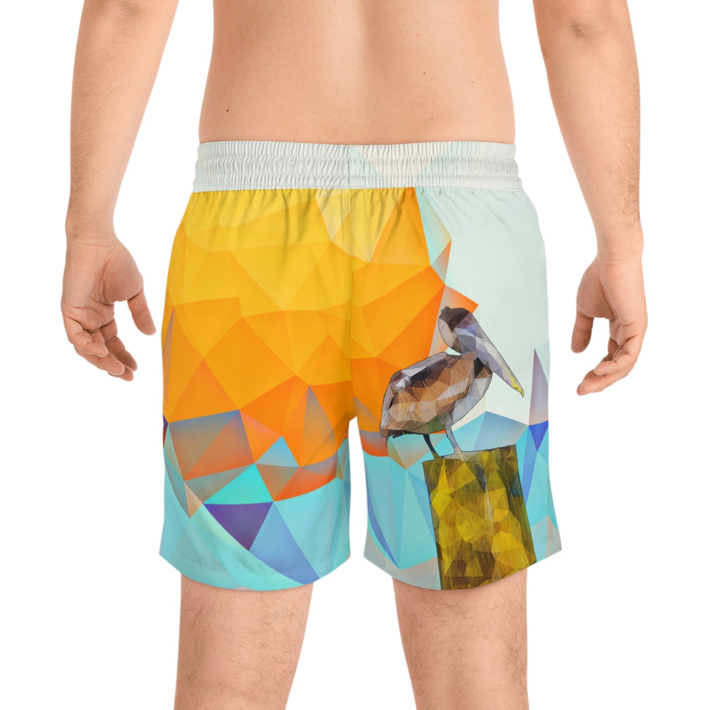 Louisiana Brown Pelican Swim Shorts