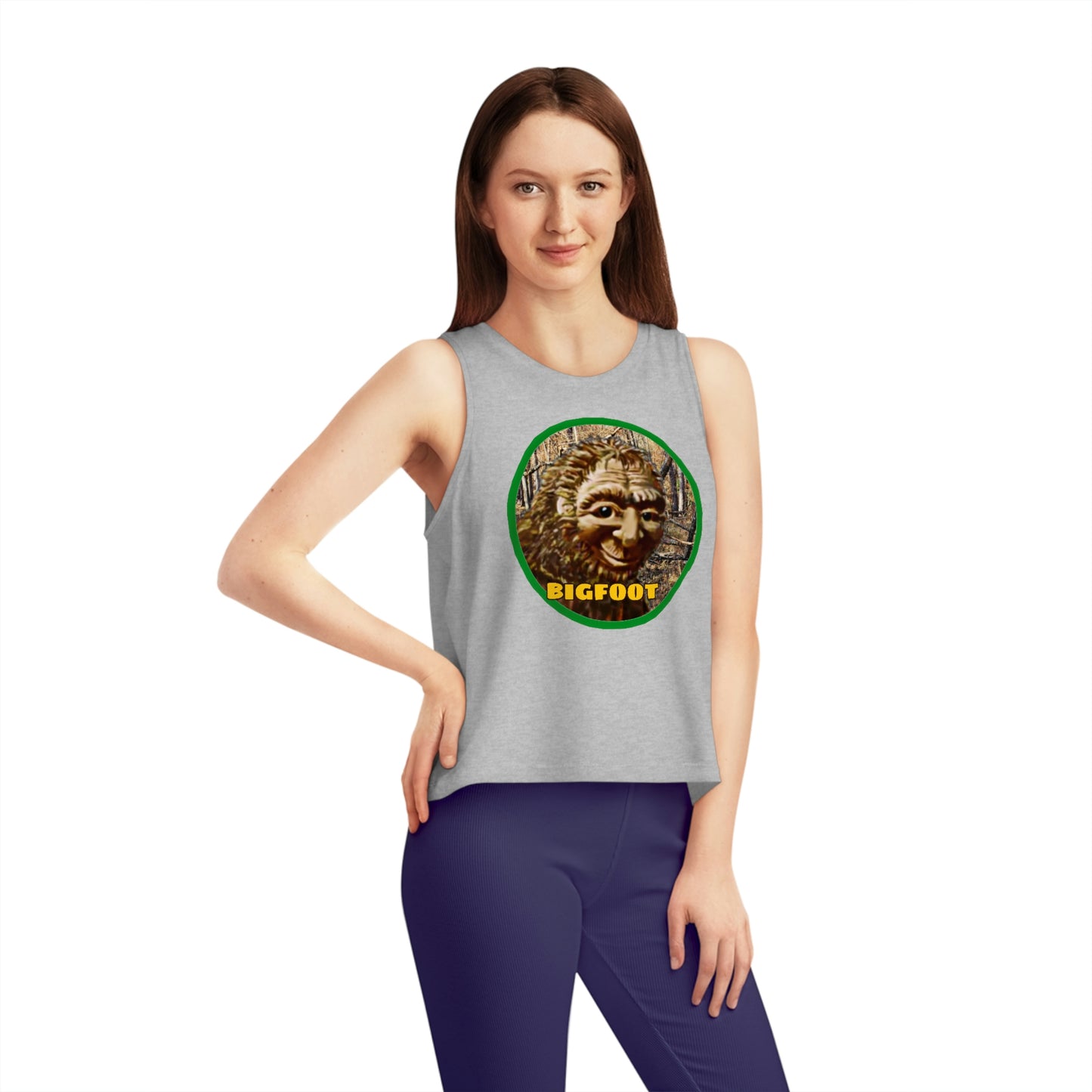 Women's Bigfoot Dancer Cropped Tank Top