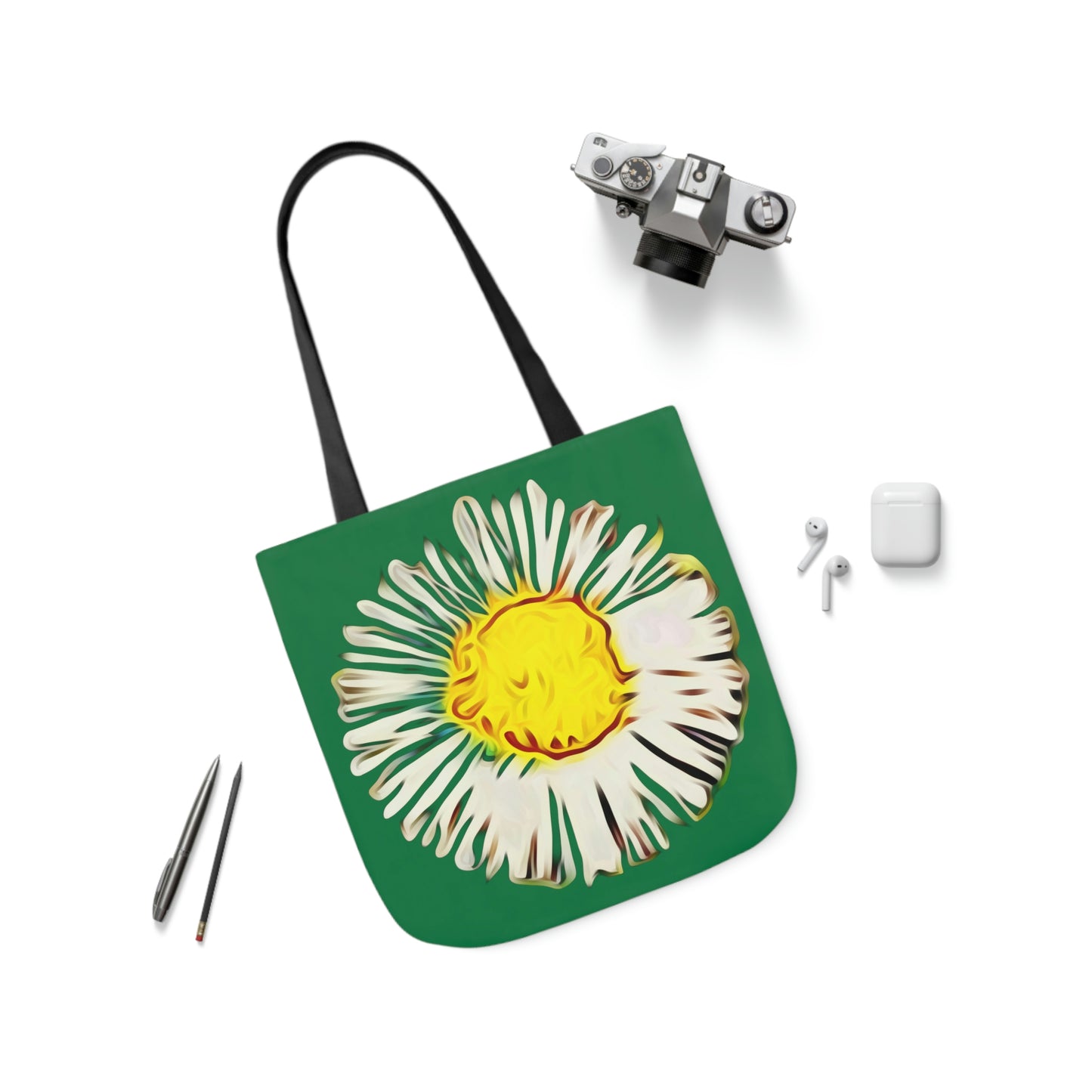 Kisatchie Wildflower Polyester Canvas Tote Bag