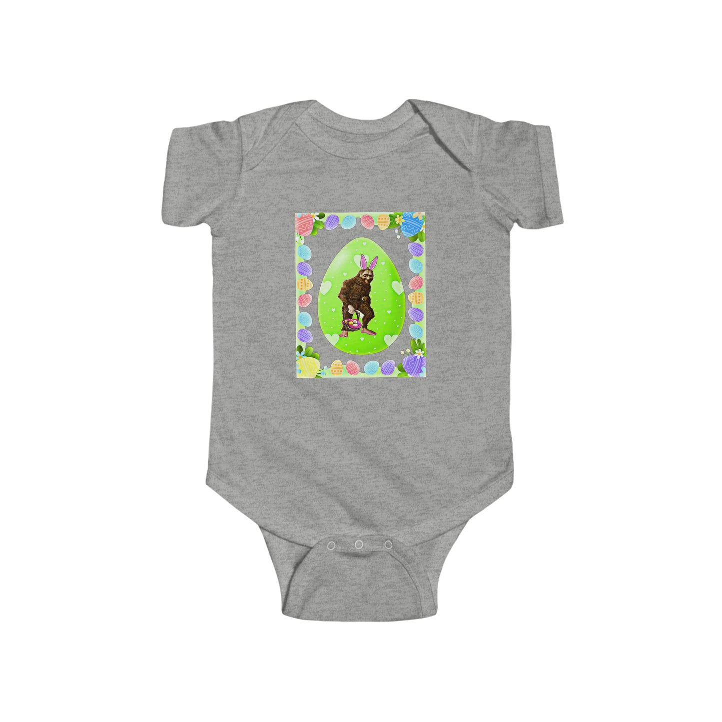 Bigfoot Easter Fine Jersey Bodysuit