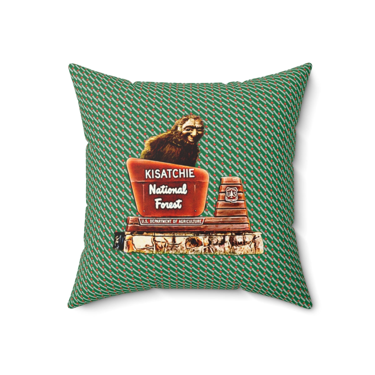 Square Kisatchie Bigfoot Pillow