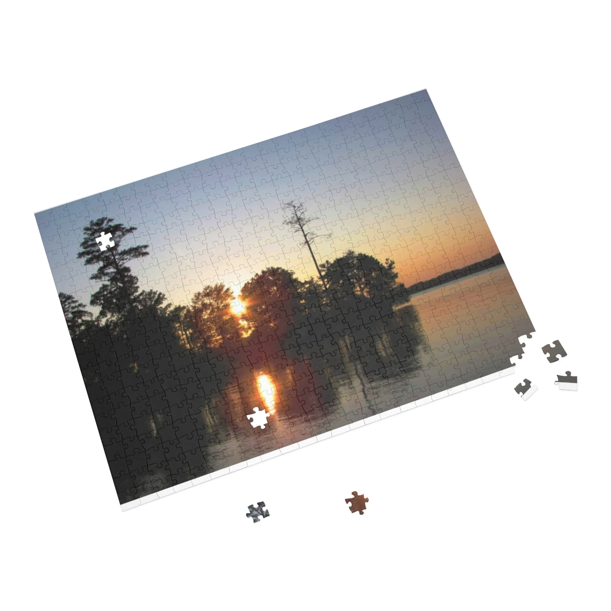 Kincaid Lake Sunset Puzzle (4 Sizes)