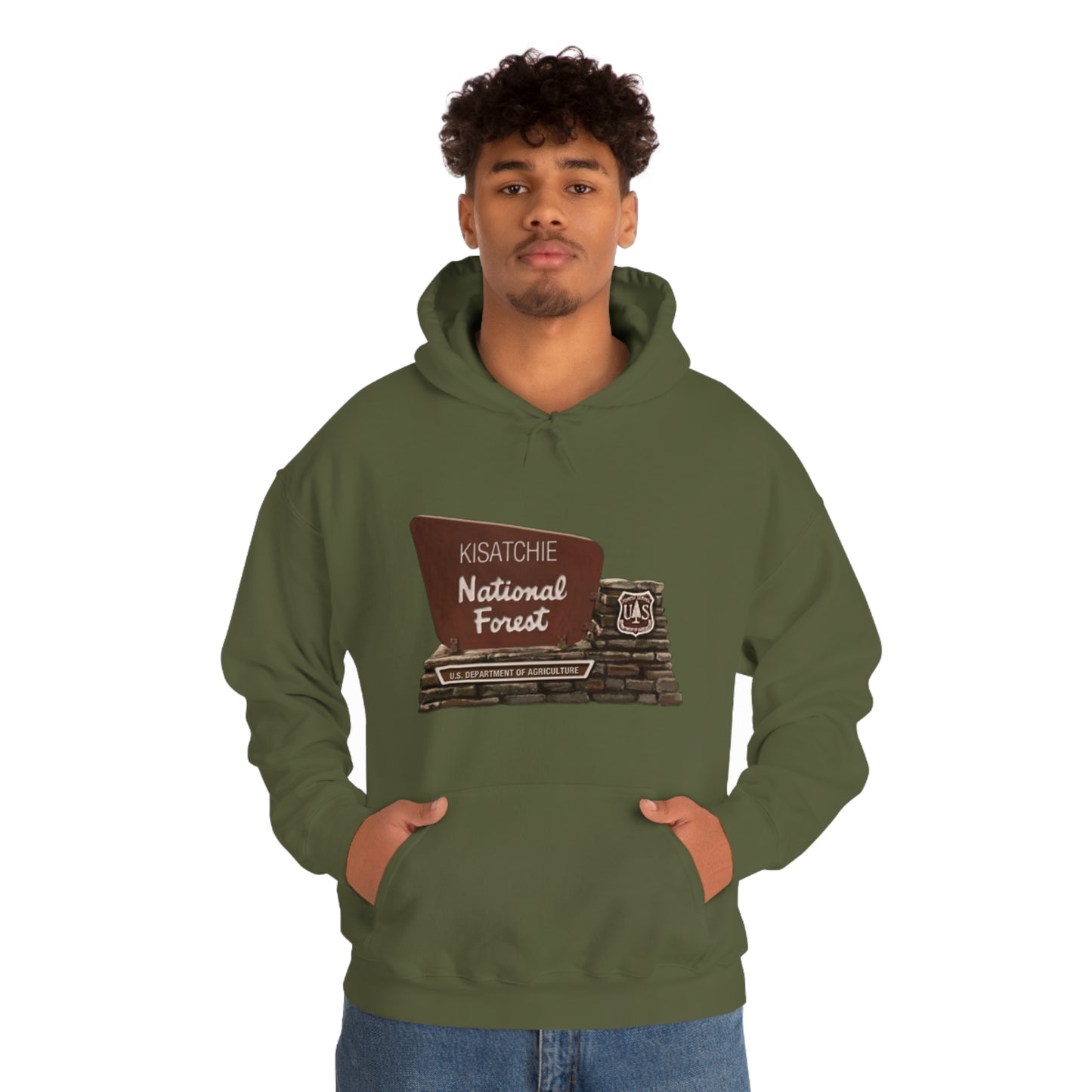 Unisex KNF Kisatchie Script Hoodie