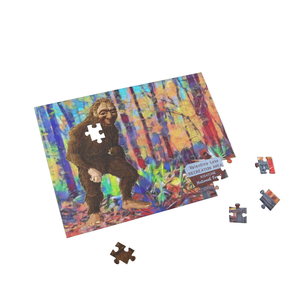 Kisatchie Bigfoot Puzzle (4 sizes)