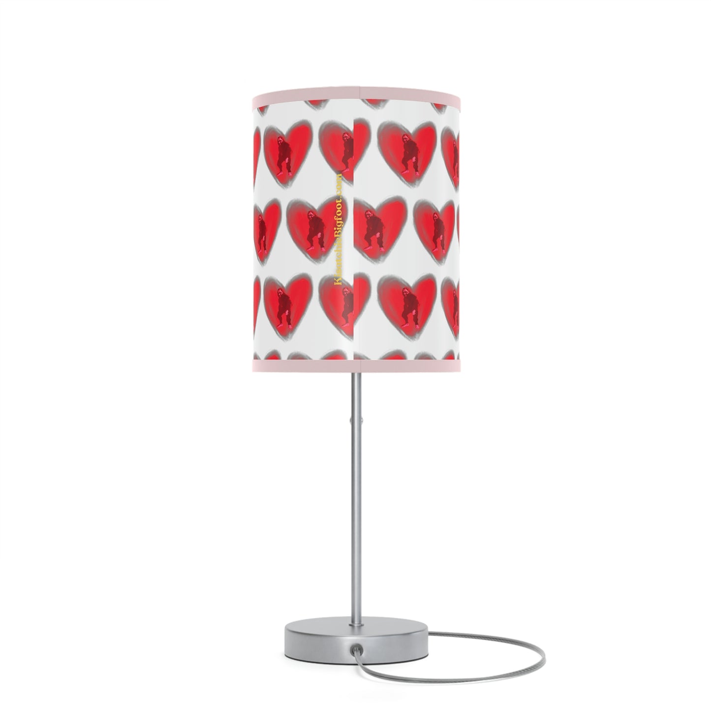 Bigfoot in My Heart Lamp on a Stand