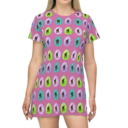 Bigfoot Easter T-Shirt Dress