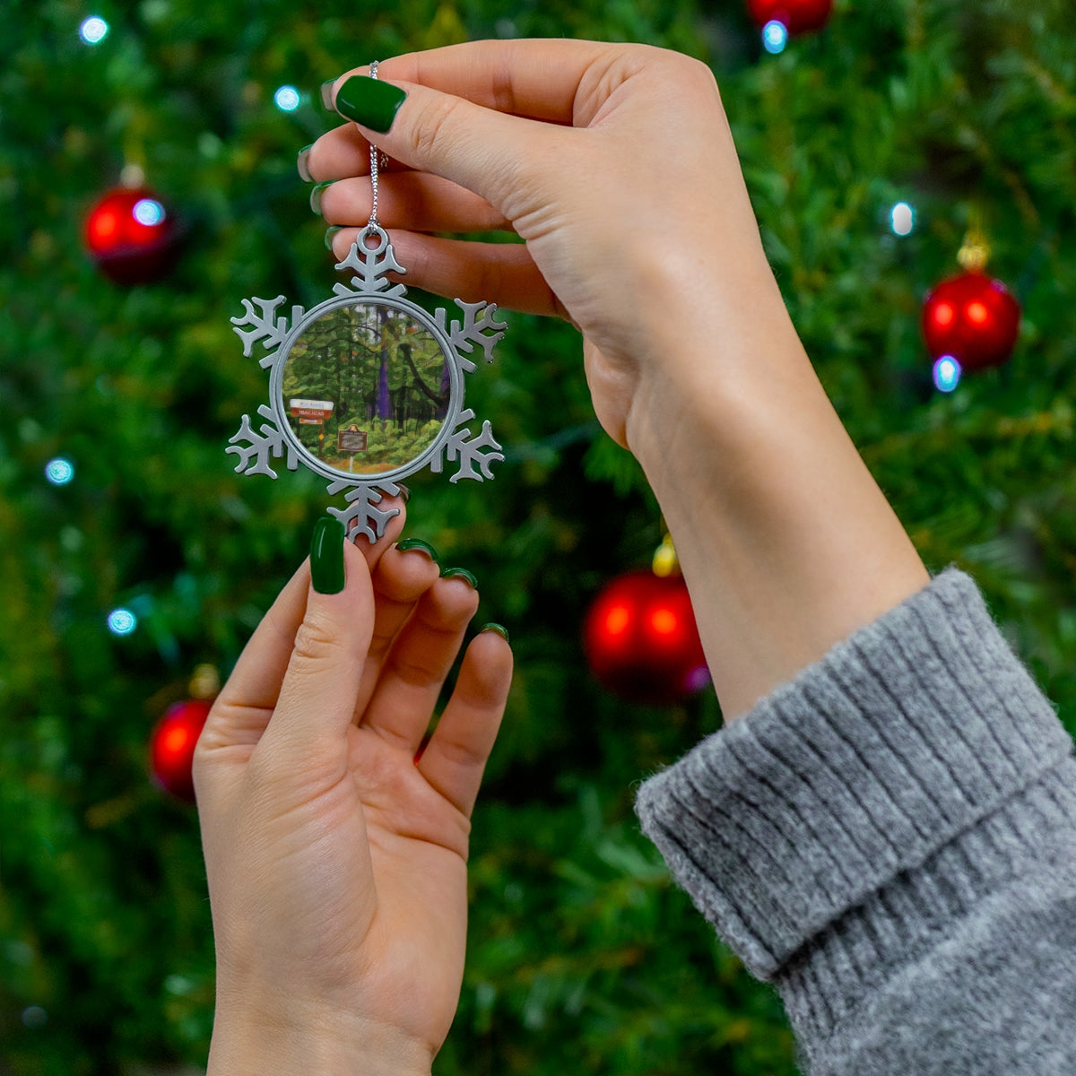 Wild Azalea Trailhead Snowflake Ornament