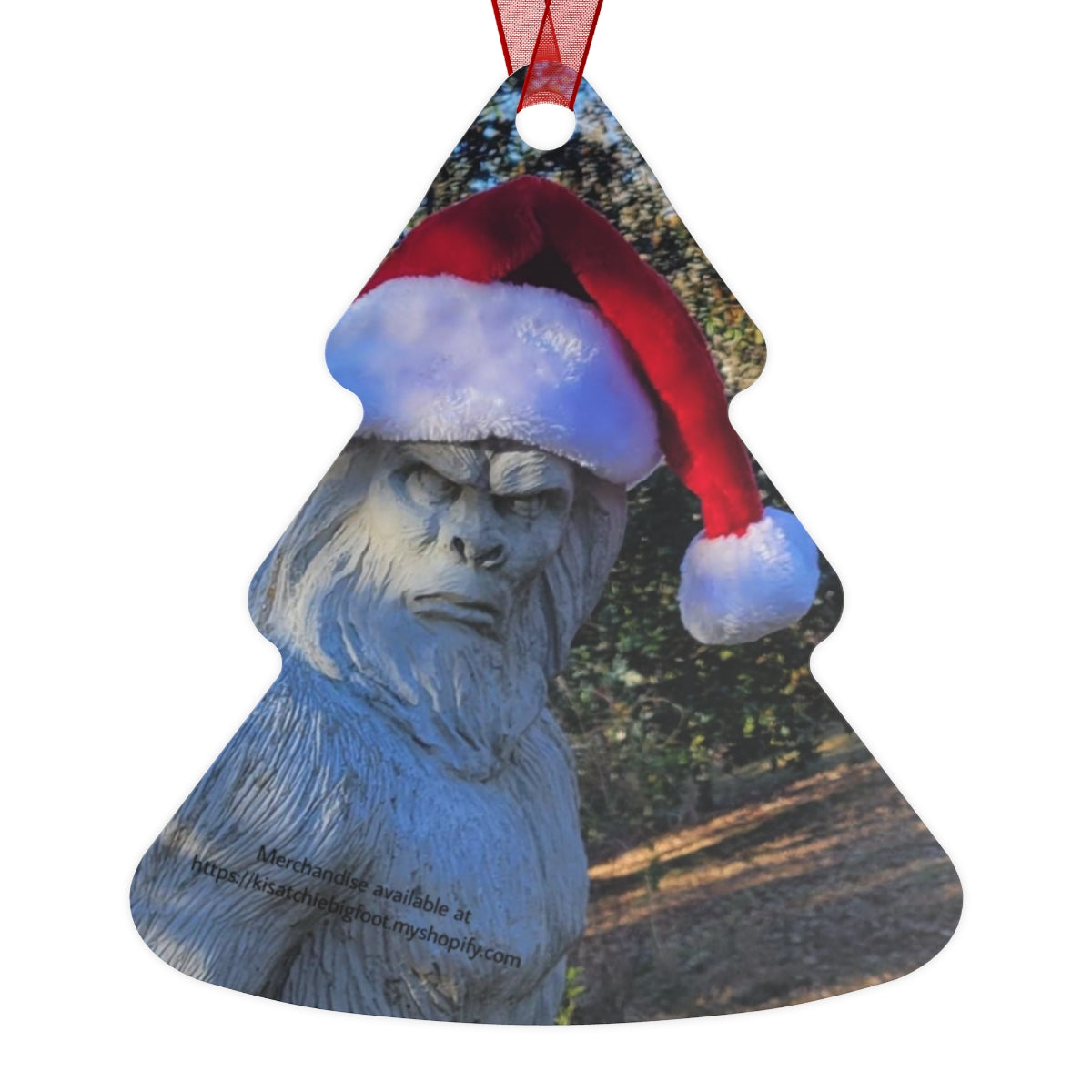 Metal Bigfoot Ornaments