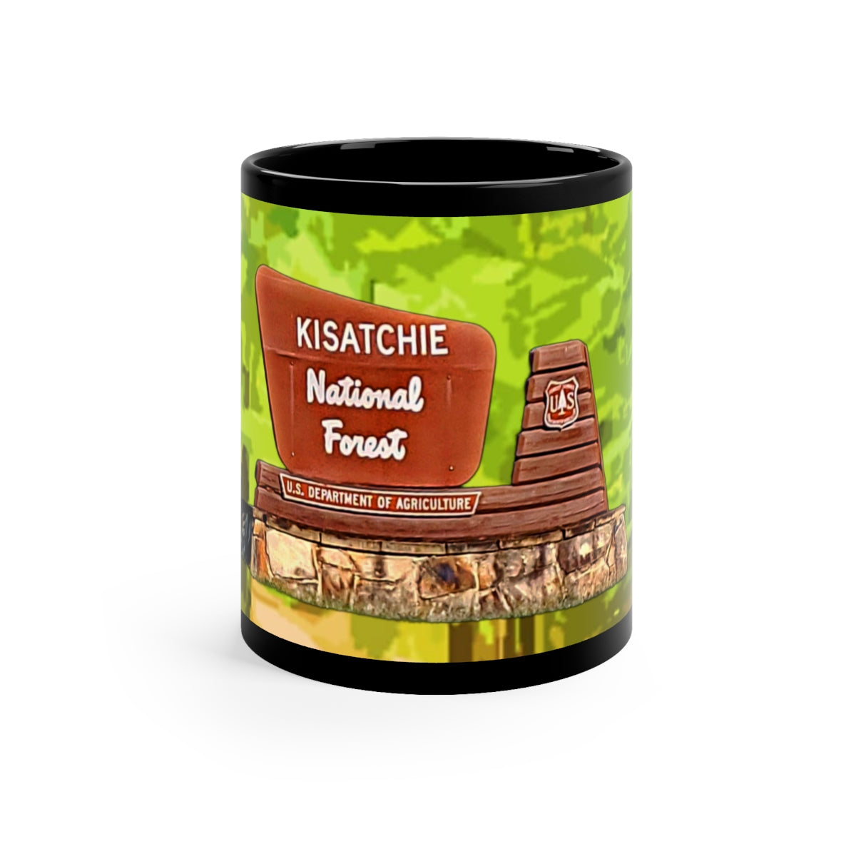 Black Kisatchie National Forest Mug