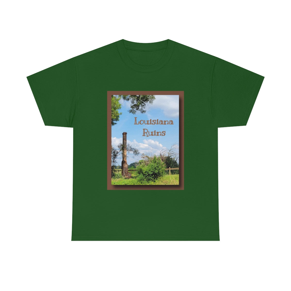 Louisiana Ruins Heavy Cotton Tee