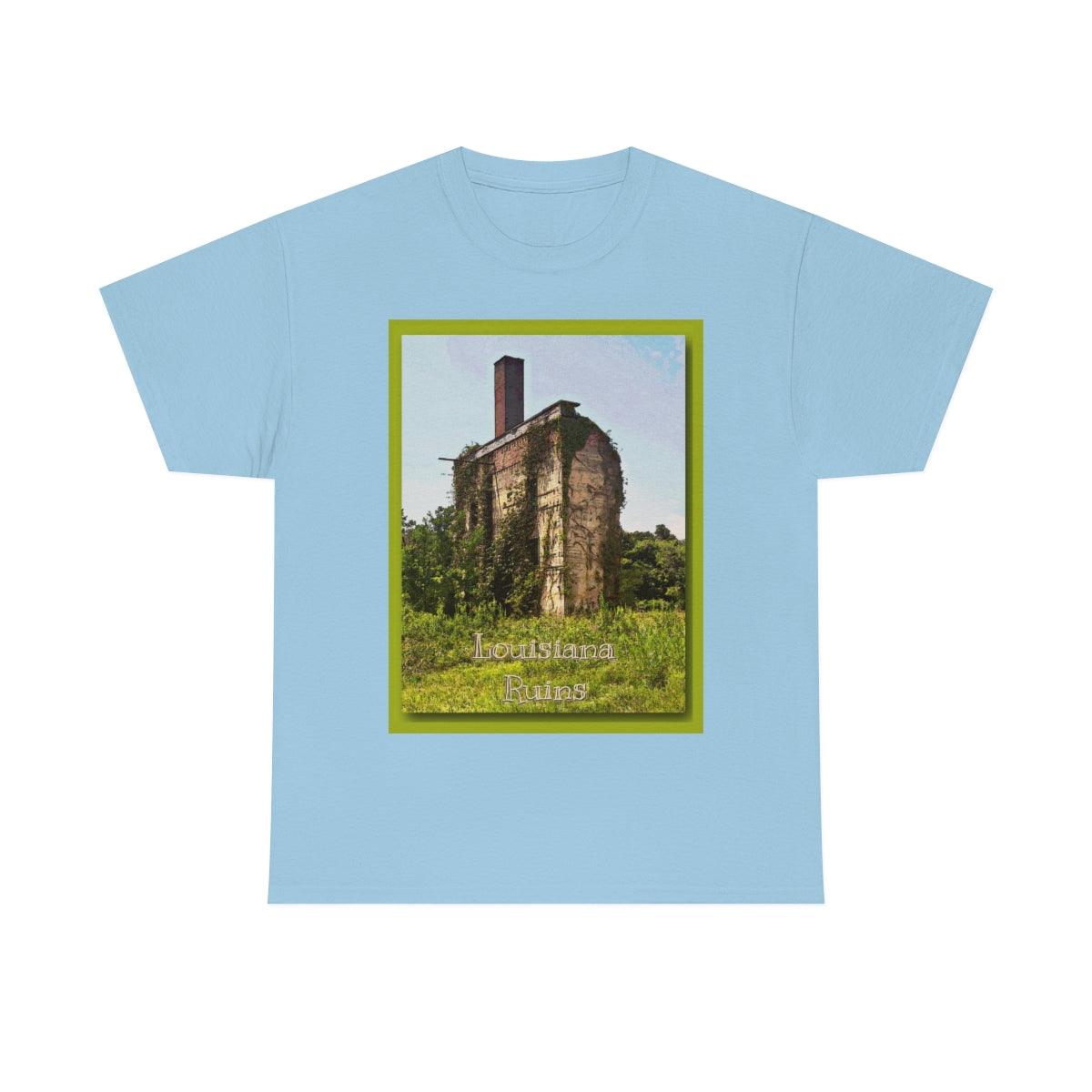 Louisiana Ruins Heavy Cotton Tee