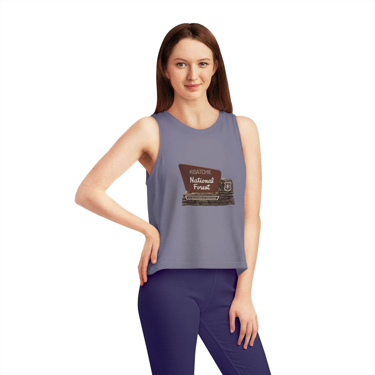 Women's Kisatchie Dancer Cropped Tank Top