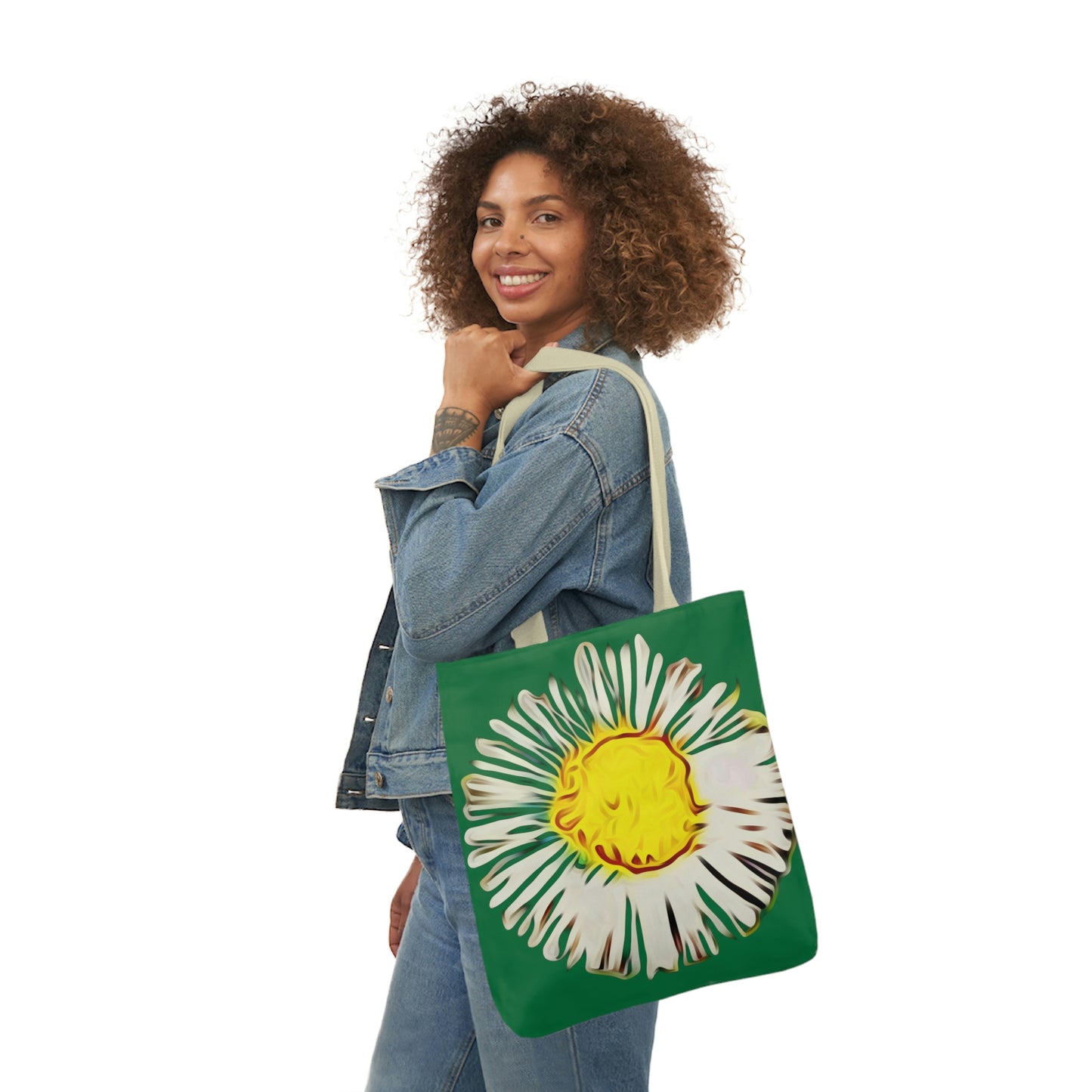 Kisatchie Wildflower Polyester Canvas Tote Bag