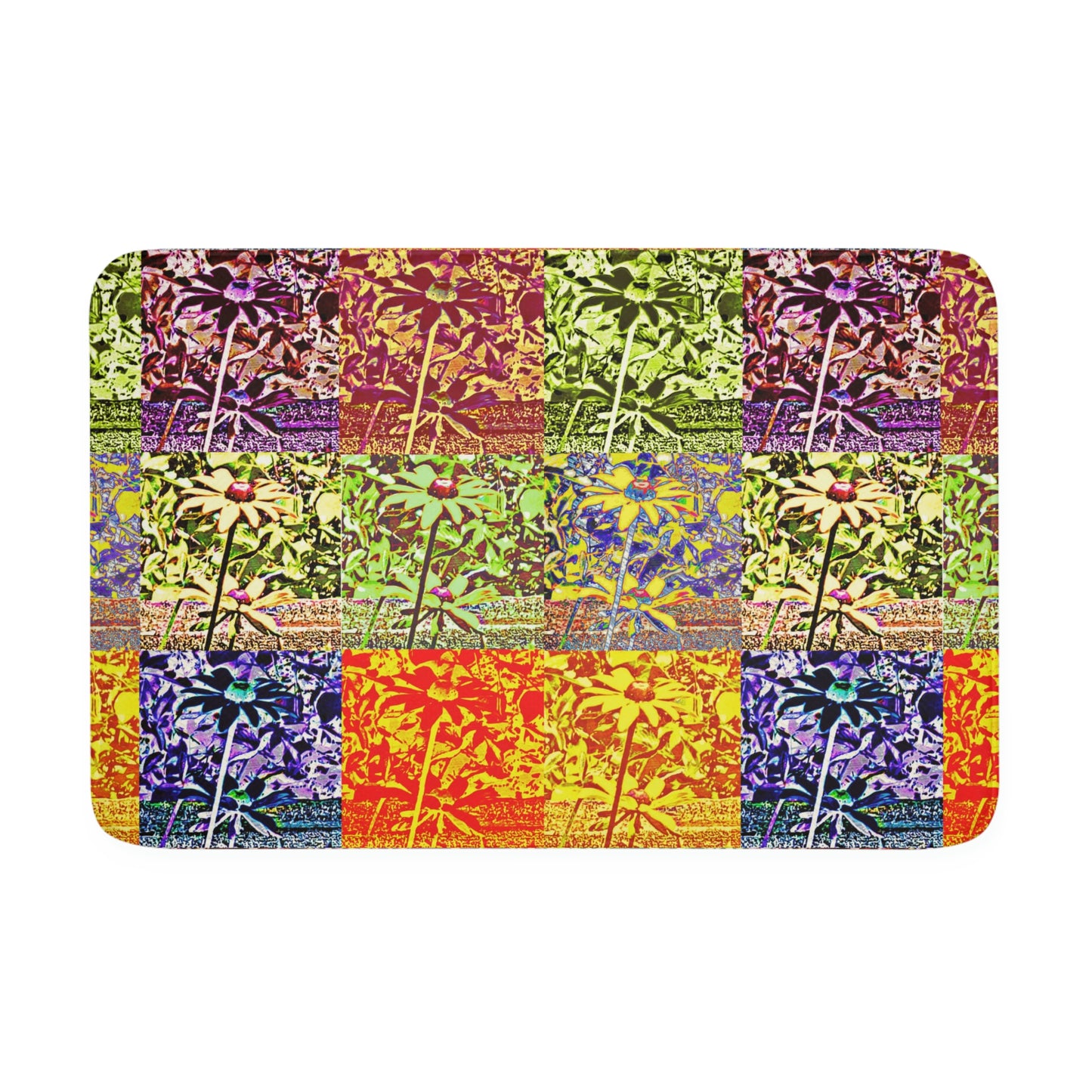 Kisatchie Daisies Memory Foam Bath Mat