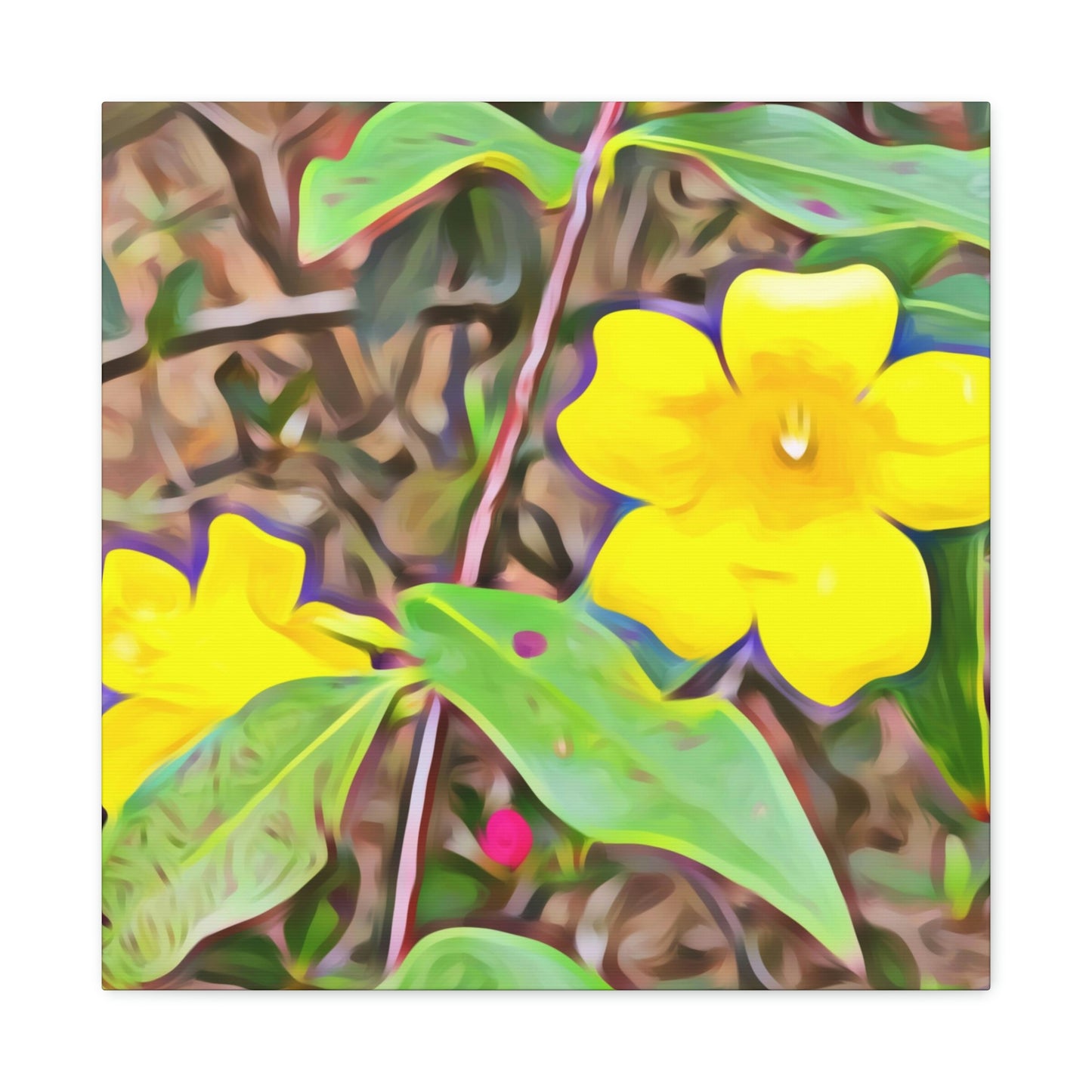 Yellow Jessamine Canvas Gallery Wraps