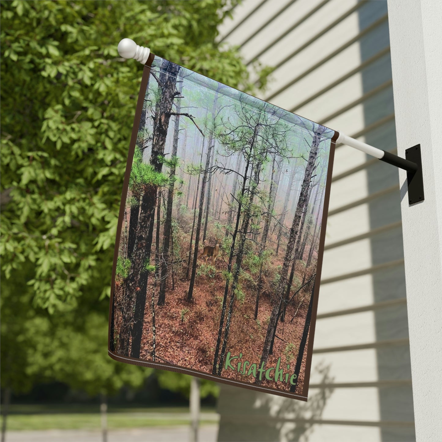 Kisatchie w/ Deer Garden & House Banner